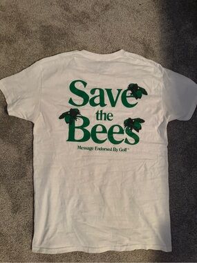 Save the Bees Chromokopia Tour exclusive - Graphic Tee - White & Green